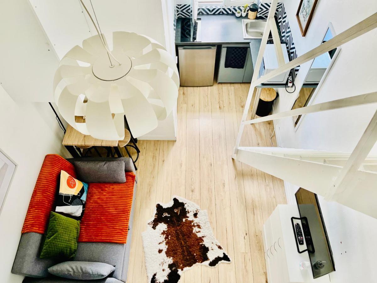 Parc Buttes Chaumont - Studio Mezzanine Paris Apartment Exterior photo